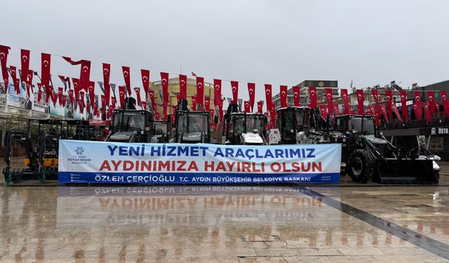 Aydın Büyükşehir'in araç filosu genişliyor