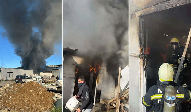 Faciadan dönüldü... Konteyner ev alev alev yandı!