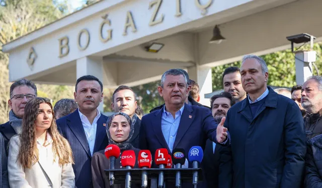 Özgür Özel'den Boğaziçi Üniversitesi'ne ziyaret