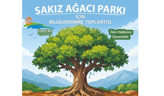 Menderes’te Sakız Ağacı Projesi