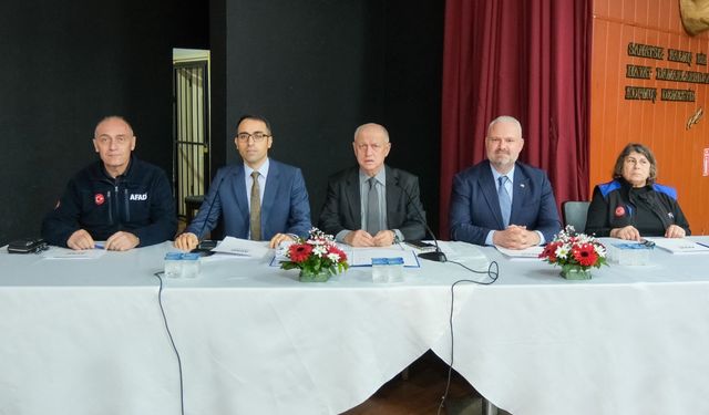 Menemen’de ‘afet’ toplantısı