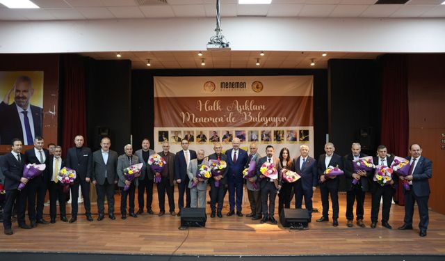 Menemen'de halk aşıkları geçidi!