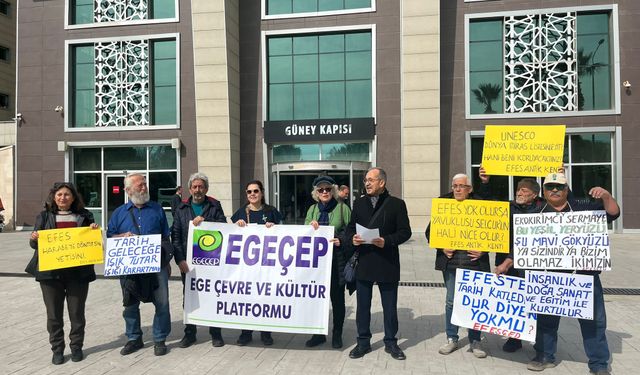 Efes'teki 'karşılama merkezi' yargıda... EGEÇEP'ten 'bakanlık suç işliyor' çıkışı!