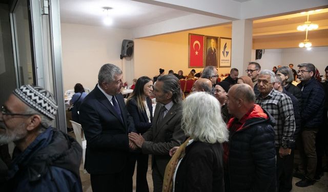 Güzelbahçe'de iftar sonrası bayramlaşma sevinci