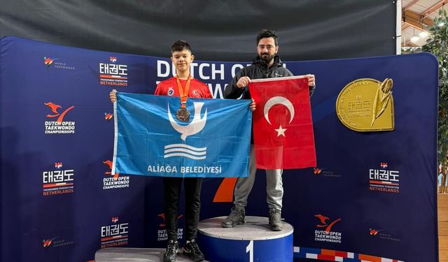 Hollanda’dan Aliağa’ya gümüş madalya