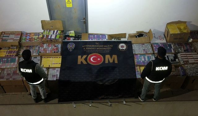 27 milyonluk kaçak sigara operasyonu
