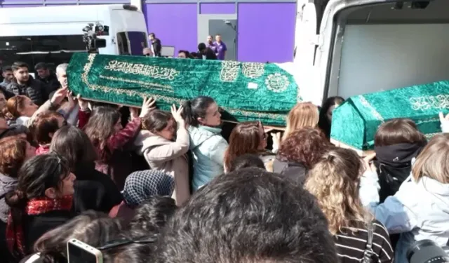 Fatma Nur ve kızı İkra'nın tabutlarını kadınlar omuzladı!
