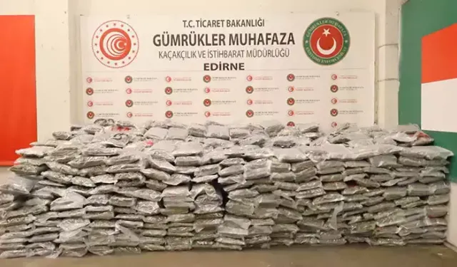 Kapıkule Gümrük Kapısı'nda 1 ton zehir ele geçirildi