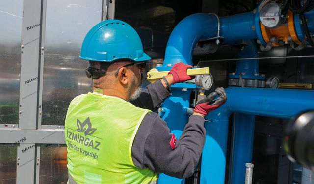 Aliağa’da doğalgaz ağı genişliyor