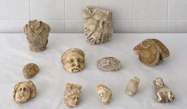 Denizli'de tarihi eser operasyonu: 5 şüpheli yakalandı