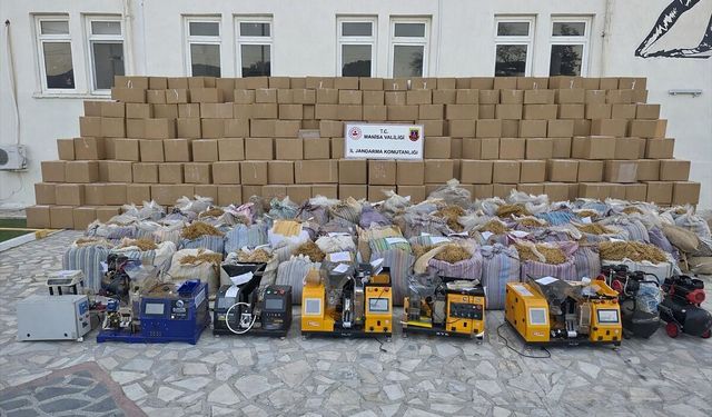 Manisa'da kaçak tütün operasyonu: 5 tutuklama!