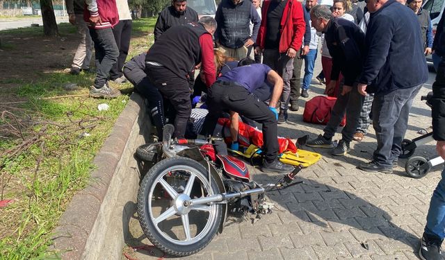 Aydın'da iki motosikletin karıştığı kaza; 1'i ağır, 3 yaralı