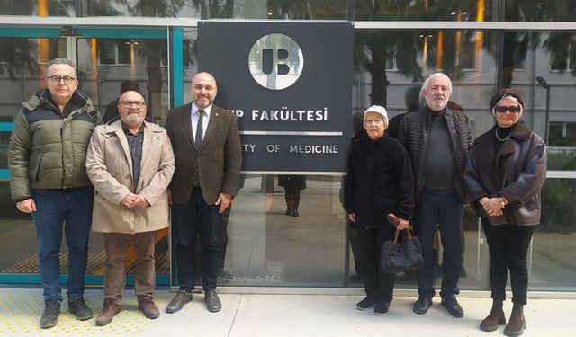 Bucalılardan eski başhekime vefa ziyareti