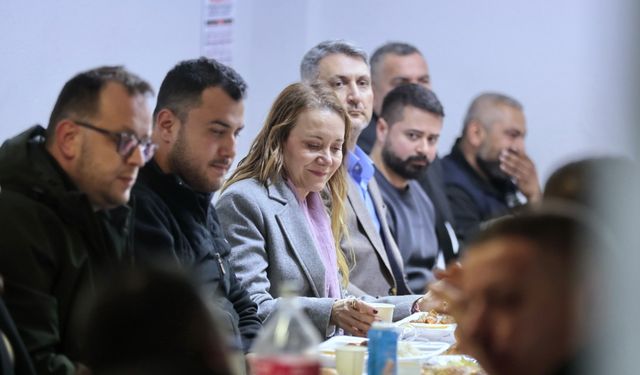 Başkan Mutlu, ulaşım emekçileriyle iftarda buluştu