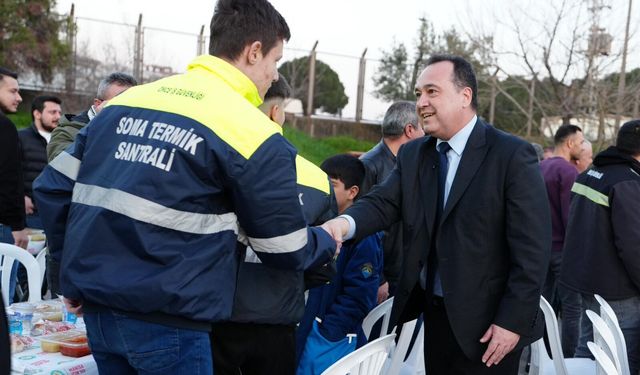 Manisa'da Soma işçileriyle dayanışma iftarı!