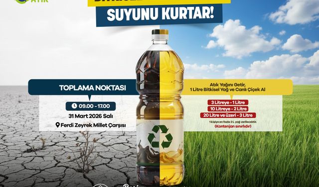 Manisa Büyükşehir’den atık yağını getir doğanı koru çağrısı