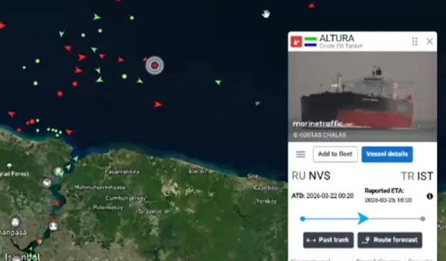 Türk tankerine Karadeniz'de drone isabet etti