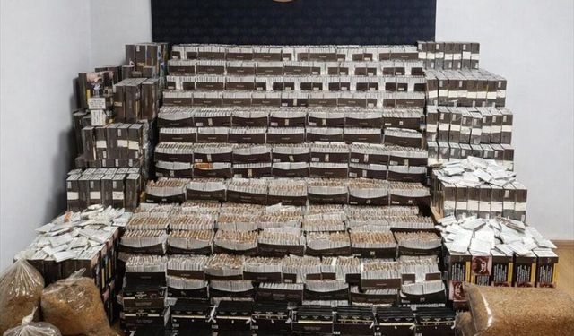 Afyonkarahisar'da 1 milyon 750 bin makaron ele geçirildi