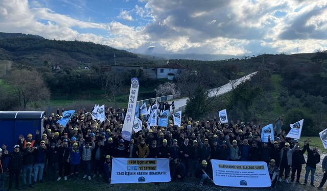Kınık’ta maden işçileri kazandı!