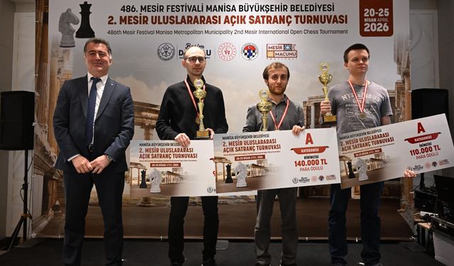 2. Mesir Uluslararası Açık Satranç Turnuvası’nda ödüller sahiplerini buldu