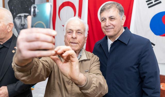 Başkan Tugay, gazilerle buluştu!