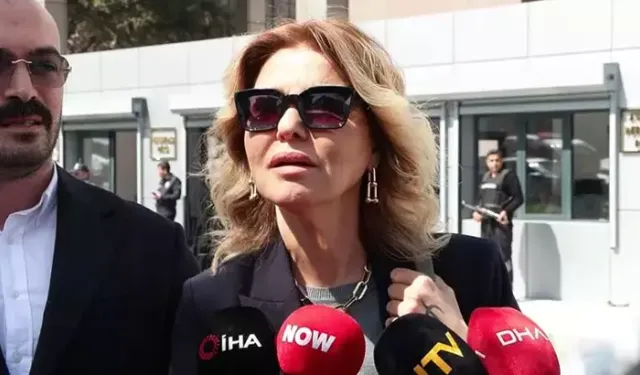 Gülben Ergen ifade vermek için adliyeye geldi