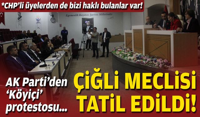 Çiğli Meclisi'ne hava muhalefeti!