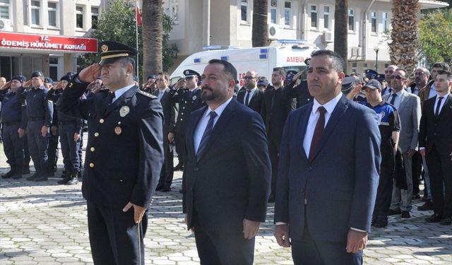 Ödemiş'te Türk Polis Teşkilatının 181. kuruluş yıl dönümü kutlandı