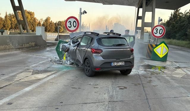 İzmir'de otoyol gişesinde dehşet: Yanarak can verdi!