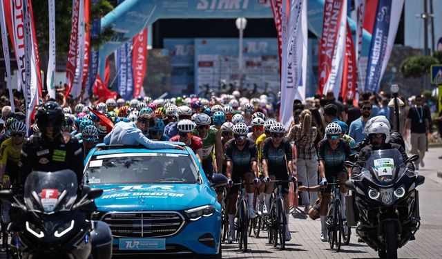 61. Cumhurbaşkanlığı Türkiye Bisiklet Turu'nda üçüncü etap heyecanı