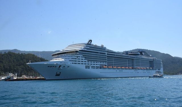 MSC Divina ile Marmaris’e turist akını