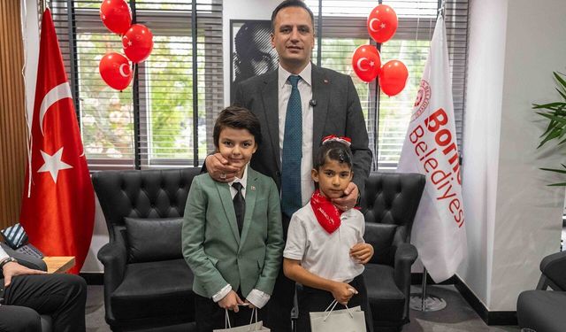 Bornova’da başkanlık koltuğu çocuklara emanet