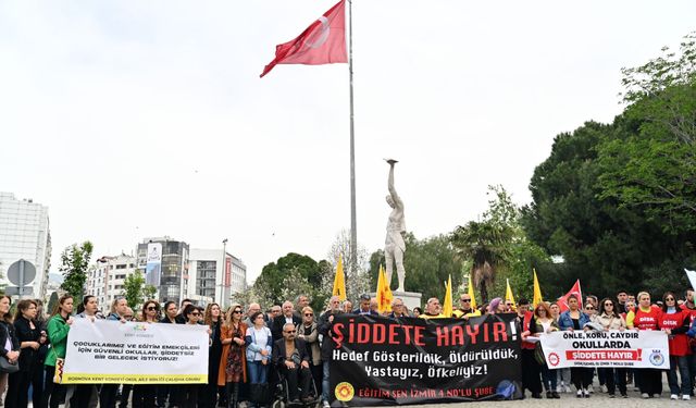 Bornova'da 'güvenli eğitim' isyanı