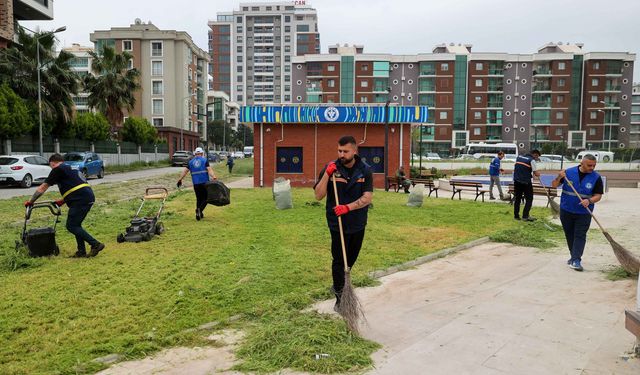 Buca’da bahar temizliği