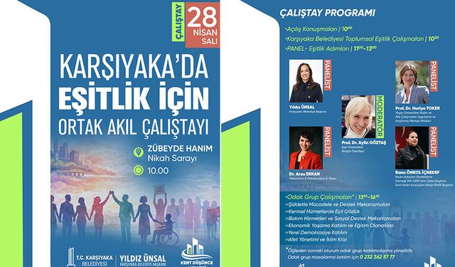 Karşıyaka’da ‘toplumsal eşitlik' masaya yatırılacak