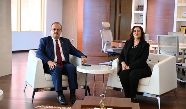 Başkan Çerçioğlu’na, Vali Canbolat'tan ziyaret