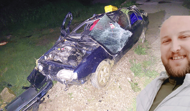 Şarampolde can pazarı: Sürücü kurtarılamadı!