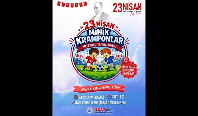 Menderes’te minik kramponlar sahaya çıkıyor