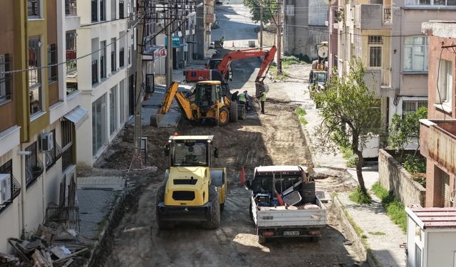 Söke'de yol yenileme çalışmaları tam gaz