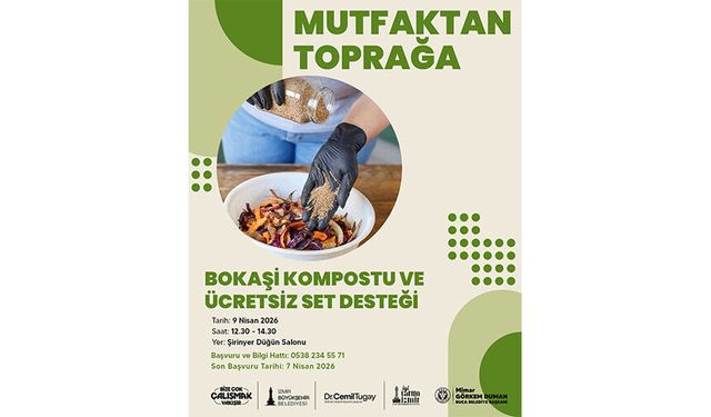 Buca’da "Bokaşi Kompostu" eğitimi verilecek