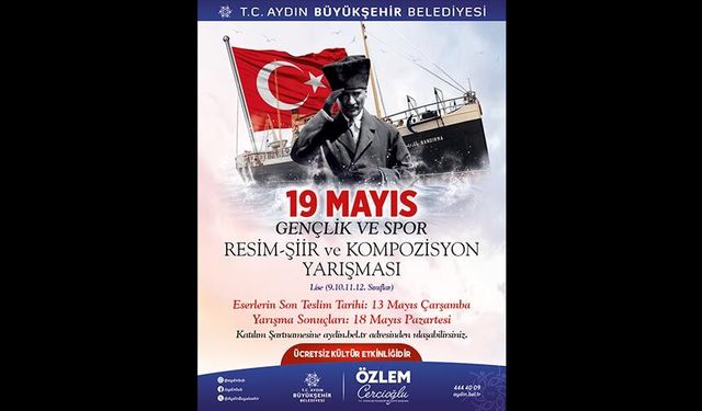 Aydın’da 19 Mayıs temalı yarışma!