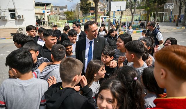 Başkan Eşki'den anlamlı ziyaret: “Çocuklarımız için her türlü desteğe hazırız”