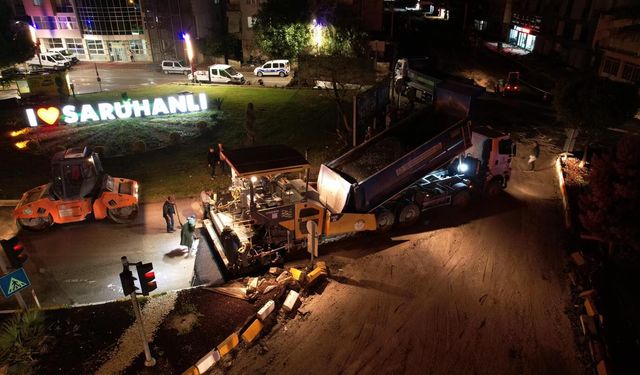Saruhanlı 7 Eylül Caddesi modern yüzüne kavuşuyor