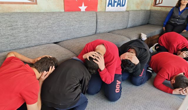 Aliağa’da gerçeğe yakın deprem deneyimi