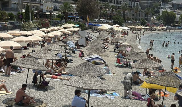 Bodrum’da bayramda yoğunluğu!