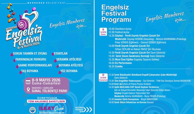 Menderes’te Engelsiz Festival