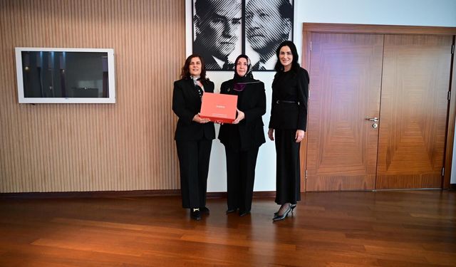 Başkan Çerçioğlu’na Milletvekili Sarıbaş ve KADEM Aydın İl Temsilcisi Akıcı’dan ziyaret