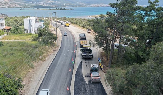 Aydın'ın ilçelerinde ulaşım yatırımları devam ediyor