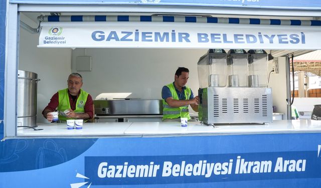 Gaziemir Belediyesi vatandaşların zor günlerinde yanında