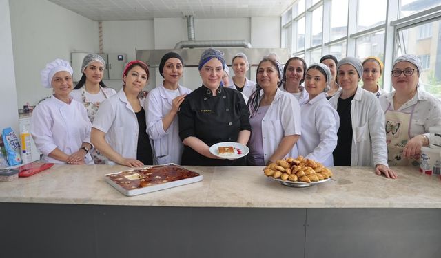 Konaklı kadınlar Temel Pastacılık Eğitimi ile iş sahibi olacaklar